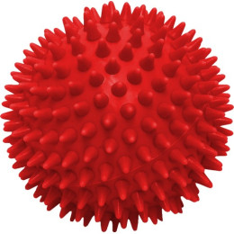 Топка масажна 70мм, плътна, червена