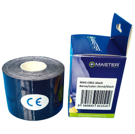 Кинезио лента MASTER 5 см x 5 м, черна width=
