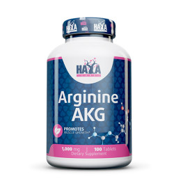 Аминокиселина HAYA LABS Arginine AKG 1000мг., 100 табл.