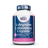 Аминокиселина Haya Labs L-Arginine / L-Ornithine / L-Lysine