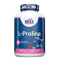 Аминокиселина Haya Labs L-Proline 1000mg