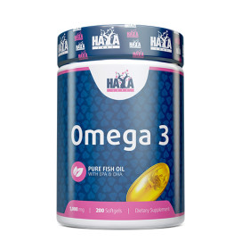 Аминокиселина HAYA LABS Omega 3 1000мг., 200 гeл-ĸaпcyли width=