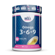 Аминокиселина HAYA LABS Omega 3-6-9, 200 гeл-ĸaпcyли