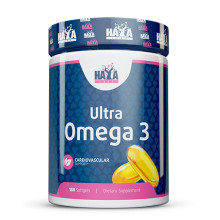 Аминокиселина HAYA LABS Ultra Omega 3, 180soft