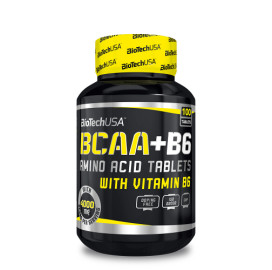 Аминокиселина Biotech USA BCAA + B6 width=