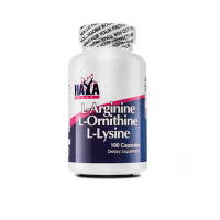 Аминокиселина Haya Labs L-Arginine / L-Ornithine / L-Lysine