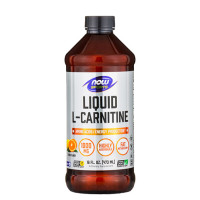 Фет бърнър NOW L-Carnitine Liquid /Citrus/ 1000мг., 473мл.