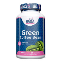 Фет бърнър Haya Labs Green Coffee Bean Extract, 500 мг., 60 капс.