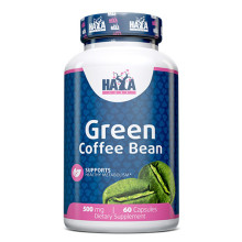 Фет бърнър Haya Labs Green Coffee Bean Extract, 500 мг., 60 капс.