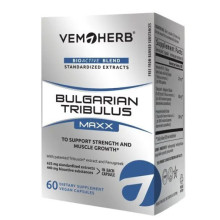 Бабини зъби VEMOHERB Bulgarian Tribulus MAXX, 60 Caps