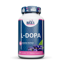 Стимулиращ хардкор HAYA LABS L-DOPA /Mucuna Pruriens Extract/, 90 капс.