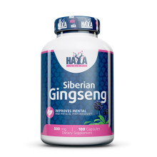 Стимулиращ хардкор - HAYA LABS Siberian Ginseng 500мг., 100 Капс.