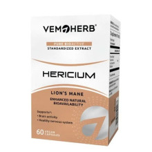 Екстракт VEMOHERB Hericium, 60 Caps