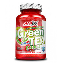 Екстракт от зелен чай, AMIX /with Vitamin C, 100 капсули