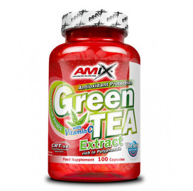 Екстракт от зелен чай, AMIX /with Vitamin C, 100 капсули width=