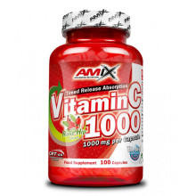 Витамин С ,AMIX /with Rose Hips/ 1000 мг., 100 капсули.