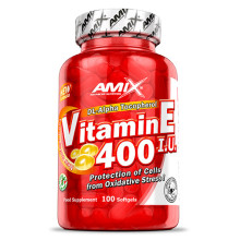 Витамин Е AMIX  400 IU, 100 капсули