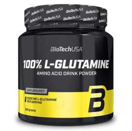 Глутамин Biotech USA 100% L-Glutamine, 240 гр width=