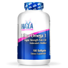 Аминокиселина HAYA LABS Ultra Omega 3, 180soft