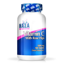 Витамин Haya Labs High Potency Vitamin C 1,000mg with Rose Hips