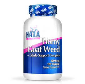 Витамини и минерали Haya Labs Horny Goat Weed, 1,000мг., 120 таб. width=
