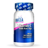 Витамин Haya Labs Vitamin C with Rose Hips 500mg