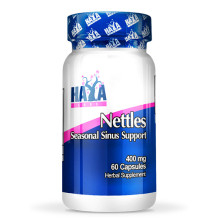 Витамини и минерали Haya Labs Nettles 400 мг., 60 капс.