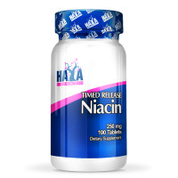 Витамин Haya Labs Niacin /Time Release, 250mg