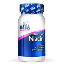 Витамин Haya Labs Niacin /Time Release, 250mg