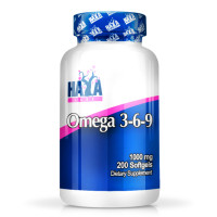 Аминокиселина HAYA LABS Omega 3-6-9, 200 гeл-ĸaпcyли