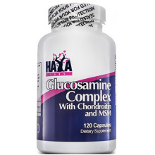 Витамини и минерали Haya Labs Glucosamine Chondroitin & MSM Complex, 120 капс.