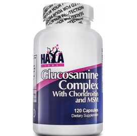 Витамини и минерали Haya Labs Glucosamine Chondroitin & MSM Complex, 120 капс. width=