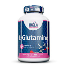 Аминокиселина Haya Labs L-Glutamine 500mg