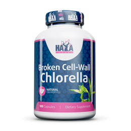 Broken Cell Wall Chlorella HAYA LABS 500 мг., 100 капсули