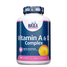 Витамин Haya Labs A & D Complex, 100 Soft