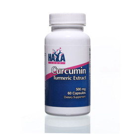 Витамини и минерали Haya Labs Curcumin /Turmeric Extract/ 500 мг., 60 капс. width=