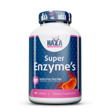 Храносмилателни ензими на HAYA LABS Super Enzyme Complex, 90 табл.