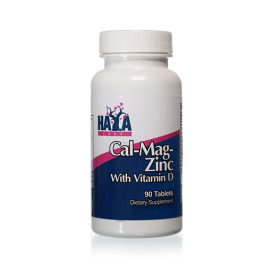Витамини и минерали Haya Labs Calcium Magnesium & Zinc with Vitamin D width=