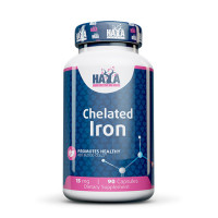 Минерал Haya Labs Chelated Iron 15mg / Vcaps