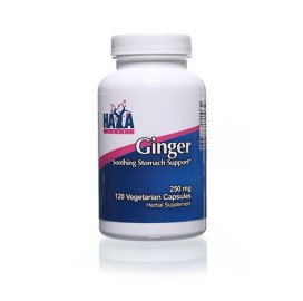 Витамини и минерали Haya Labs Ginger 250 мг., 120 капс. width=