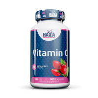 Витамин Haya Labs Vitamin C with Rose Hips 500mg