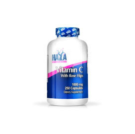 Витамин Haya Labs High Potency Vitamin C 1,000mg with Rose Hips / Caps width=