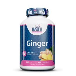 Витамини и минерали Haya Labs Ginger 250 мг., 120 капс.