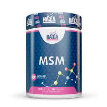 Витамини и минерали Haya Labs MSM 500 мг., 180 капс.