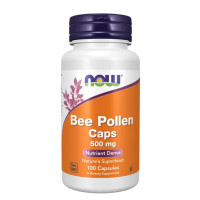 Пчелен прашец NOW Bee Pollen 500mg, 100 Caps.