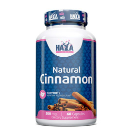 Канела HAYA LABS Natural Cinnamon 500 mg, 60 Caps width=
