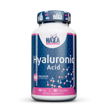 Хиалуронова киселина HAYA LABS Hyaluronic Acid 40mg, 30 капс.
