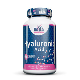 Хиалуронова киселина HAYA LABS Hyaluronic Acid 40mg, 30 капс.