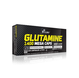 Аминокиселина OLIMP L-Glutamine Mega Caps 1400 mg, 120 Caps. width=