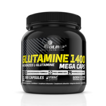 Аминокиселина OLIMP L-Glutamine Mega Caps 1400 mg, 300 Caps